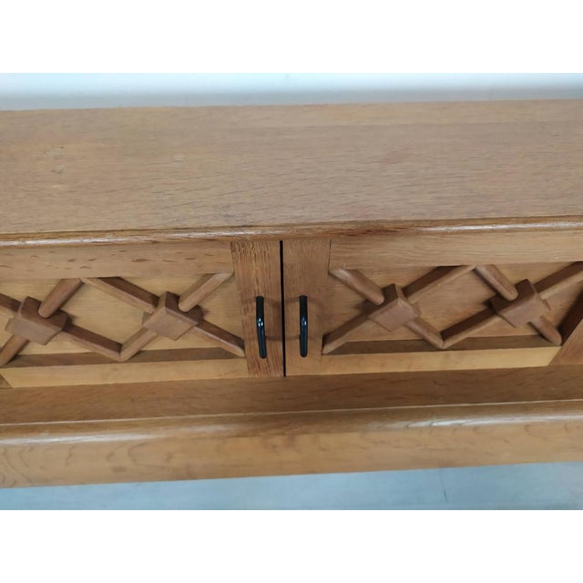 Vintage Oak Headboard For Sale - Image 14 of 18