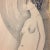Impressionist Original Vintage Charcoal Modernist Female Nude Drawing For Sale - Image 3 of 6