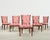 Modern Set of Six Barbara Barry Baker Mahogany Dining Chairs For Sale - Image 3 of 17