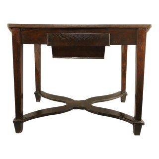 19th Century South Tyrolean Alpine Style Joggeltisch Table with Oak Top For Sale