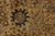 Goldenrod 1920's Antique Tabriz Style Rug Golden Ochre & Indigo Tree of Life Design For Sale - Image 8 of 12