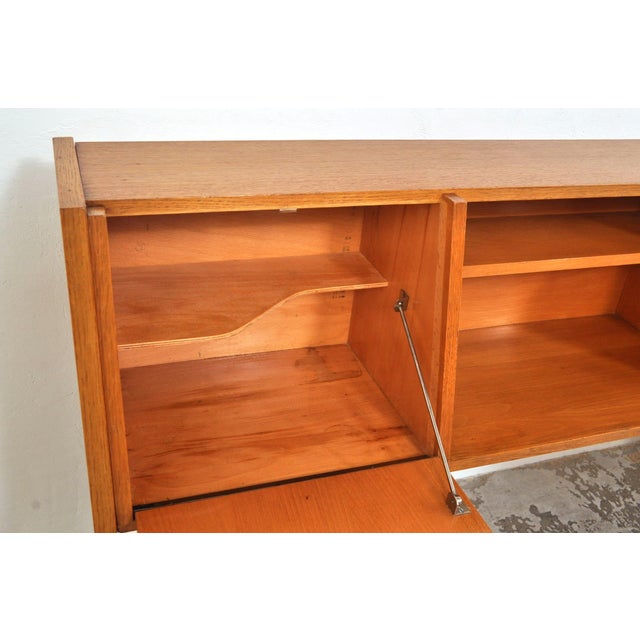 Mid-Century Slanted Front Sideboard, 1950s For Sale - Image 10 of 14