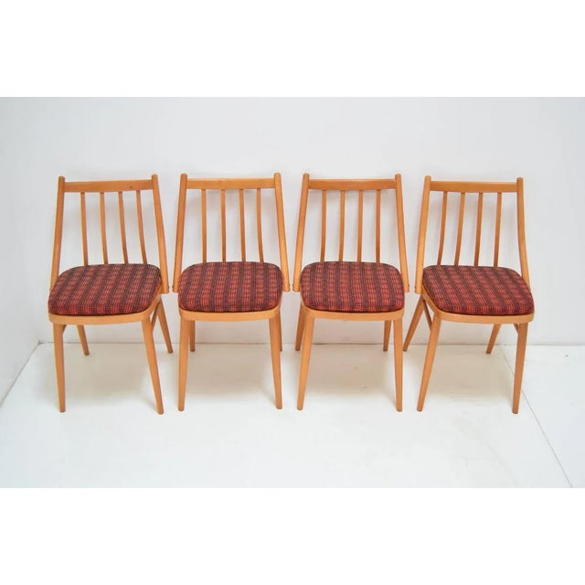 Mid-Century Modern Dining Chairs by Antonín Šuman, 1980s, Set of 4 For Sale - Image 3 of 11