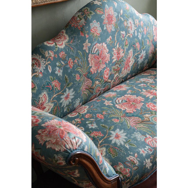 Baroque Floral Sofa, Italy, 1790s For Sale - Image 3 of 10