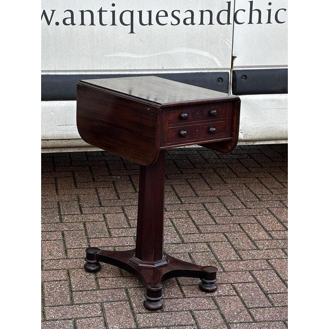 William IV Side Table in Mahogany For Sale - Image 11 of 14