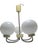 Metal Vintage Pendant Light in Brass and Glass, Poland, 1970s For Sale - Image 7 of 10
