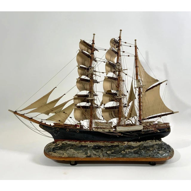 Antique Model of Windjammer Louise For Sale - Image 4 of 12