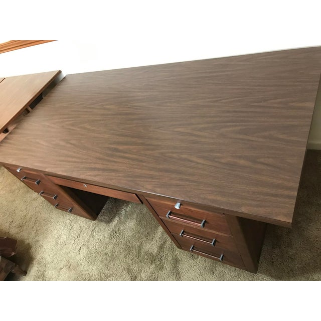 Mid-Century Modern Alma Administrator Desk For Sale - Image 9 of 14