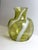 Chartreuse Mid-Century Modern Italian Art Glass Vase from Cristalleria Toscana, 1960s For Sale - Image 8 of 11