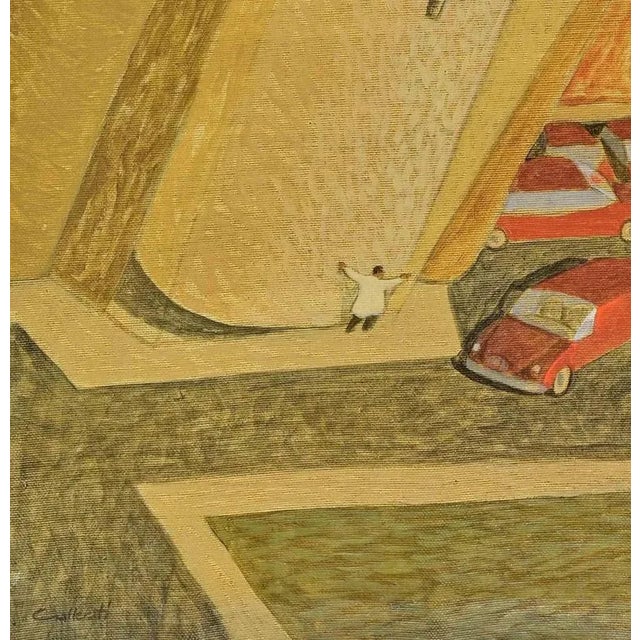 Oil on canvas realized by Alberto Gallerati (b. 1945) in 1970s. Hand signed. Very good condition. This piece is attributed...