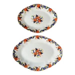 Antique Maddock & Sons Majestic Platers - Set of Two