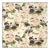 Schumacher X Mary McDonald Lady Hollyhock Fabric in Creme For Sale