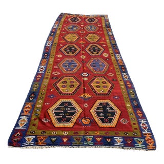 Turkish Sarkisla Kilim Rug, 1940s For Sale