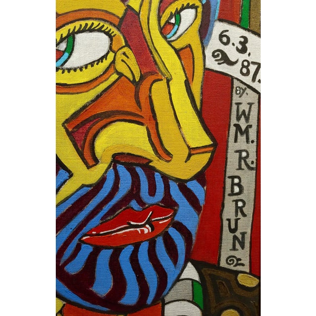 William Robert Brun -Surreal Self Portrait - Oil Painting For Sale In Los Angeles - Image 6 of 10