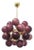21st Century Ventiquattro Natural Brass Frosted Amethyst Murano Sputnik Chandelier by Fabio LTD For Sale