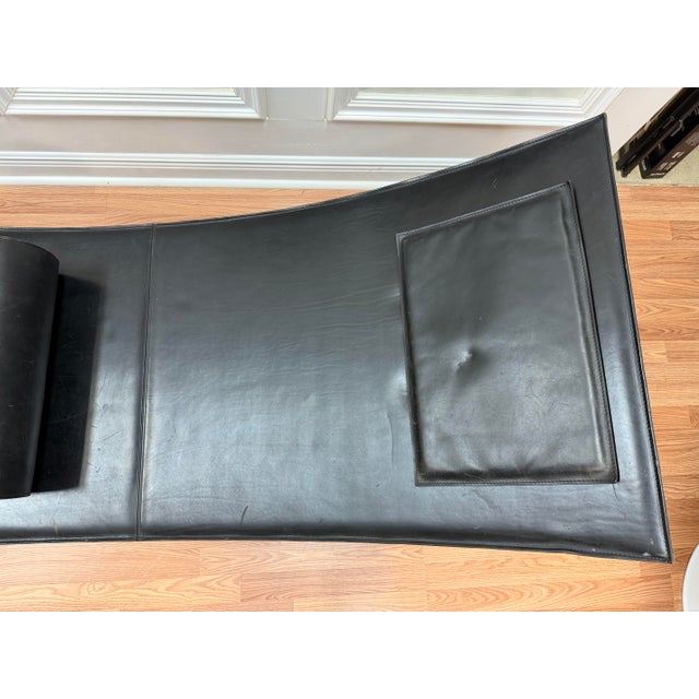 Minimalist Italian Axent Chaise Lounge Attributed to Giuseppe Viganò for Ivano Redaelli For Sale - Image 4 of 7