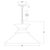 Visual Comfort Chapman & Myers for Visual Comfort Signature Alborg Large Stacked Pendant in Antique Nickel with Antique Nickel Shade For Sale - Image 4 of 4