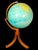 Large globe 50s the globe is in plastic and the foot in wood. 1950s. It has light. Good condition with centuries of use....