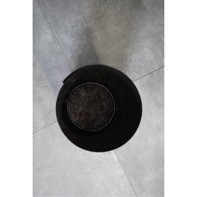Black Umbrella Stand attributed to Luigi Caccia Dominioni for Azucena, 1960s For Sale - Image 8 of 12