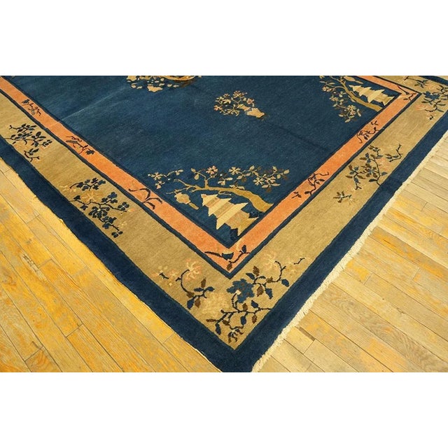 1920s Early 20th Century Chinese Peking Carpet For Sale - Image 5 of 6