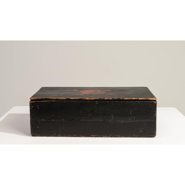 19th Century France Black Wood Box For Sale - Image 18 of 18