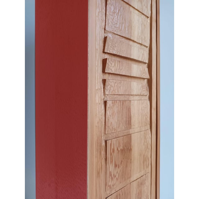 Mayan Totem Pompeian Red by Pietro Meccani for Meccani Design For Sale - Image 10 of 16