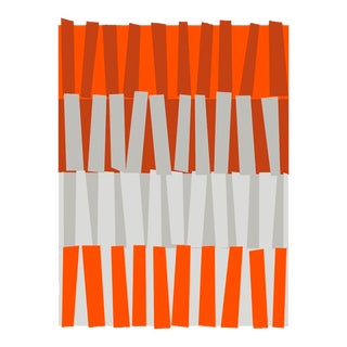 Color Rhythm in Orange Fine Art Print 16" X 20" by Liz Roache For Sale