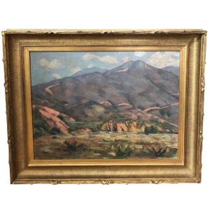 Impressionist Landscape Painting Signed William Sheldon Horton