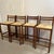 Mid-Century Dark Beech Stools with Cane Seat For Sale - Image 3 of 8