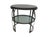 Modern 1990s Attributed to Stanley Furniture Modern Cherry Iron Land End Table Shelf Display For Sale - Image 3 of 11