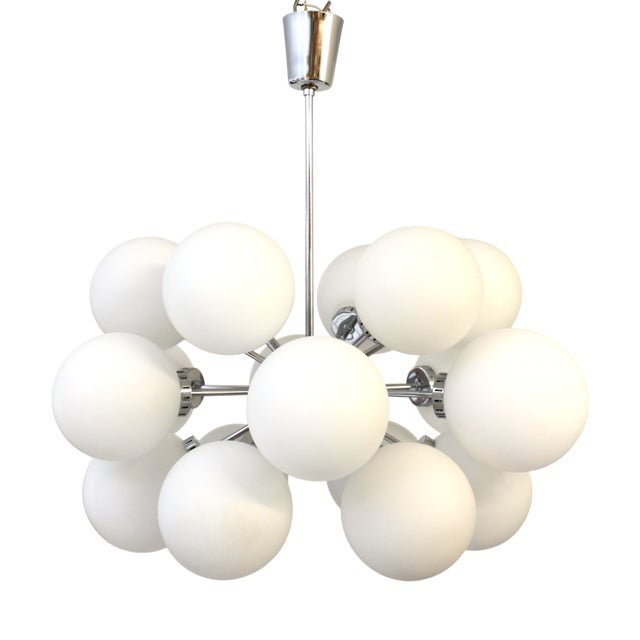 Sputnik Chandelier by Nikoll, 1960s For Sale