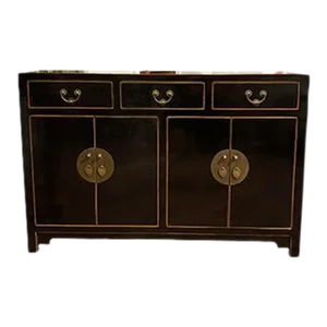 1980s East Village Sideboard-Black