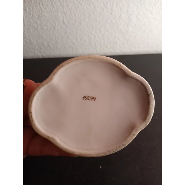 1950s 1950s Handpainted Porcelain Trinket Dresser Box For Sale - Image 5 of 8