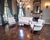 Mid-19th Century French Louis-XVI Château Salon Set – Tufted Canapé Sofa & Pair of Bergère Armchairs, Reupholstered &...