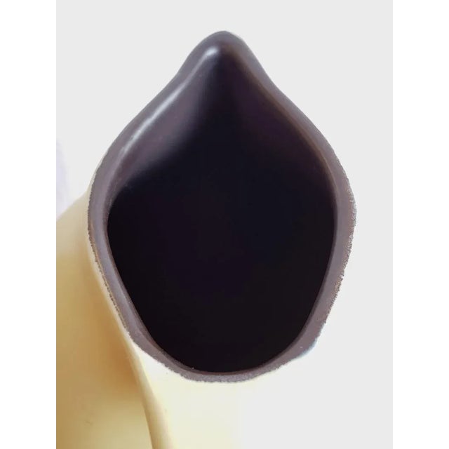 Black Handle Vase by Ursula Fesca for Waechtersbach, 1950s For Sale - Image 8 of 10