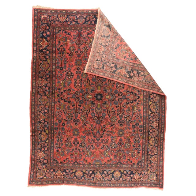 This classic "American style" west Persian carpet of exceptional strength and durability shows the characteristic mulberry...