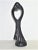 Vintage Mid 20th Century Ebony Wood Carving of Lovers Embracing For Sale - Image 4 of 12