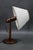 Gold Vintage Oak Table Lamp, 1960s For Sale - Image 8 of 18