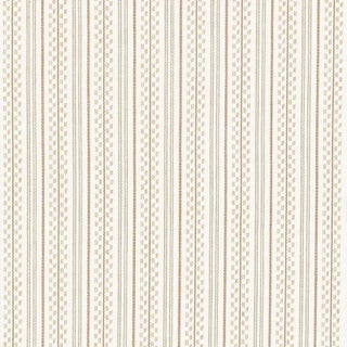 Schumacher Jack Stripe Fabric in Sand For Sale