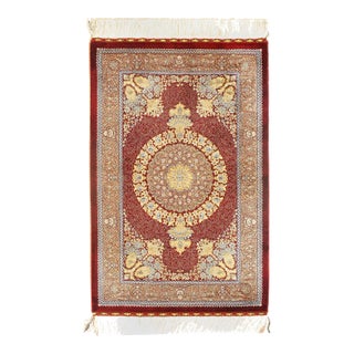 Pasargad DC Exquisite Design Paris Palace Fine Power Loom V.Silk Rug For Sale