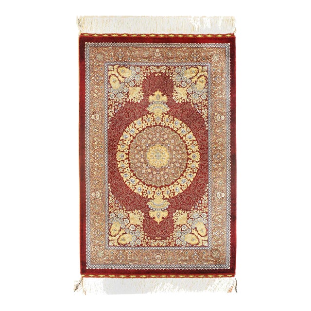 Pasargad DC Exquisite Design Paris Palace Fine Power Loom V.Silk Rug For Sale