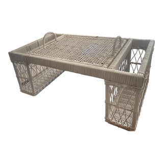 Wicker Bed Table Tray from Enchanted Home For Sale