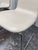 Off-white Rodolfo Dordoni for Matteograssi 2Leather Seat Dining Chairs, Set of Six For Sale - Image 8 of 12