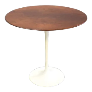 1960s Eero Saarinen for Knoll Walnut Oval Tulip End Table