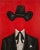 "Western Formal in Red" Contemporary Original Western Surrealist Portrait Print by Daniel Falcón For Sale