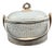 A Rare Antique Gray Agateware Oval Lunch Pail With Agate Lid, Circa 1900 For Sale