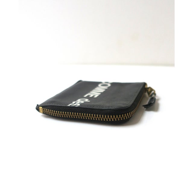 Black Late 20th Century Comme Des Garcons Black and White Leather Wallet For Sale - Image 8 of 10