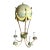 Antique 1930's French Hot-Air Balloon Chandelier For Sale