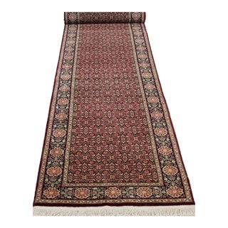 1990s Handwoven Persian Style Runner Rug 3x12 For Sale