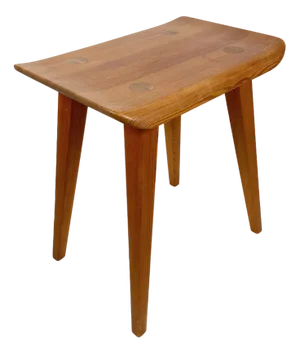 Vintage Swedish Pine Stool Model Visingsö by Carl Malmsten for Karl Andersson & Söner, 1970s